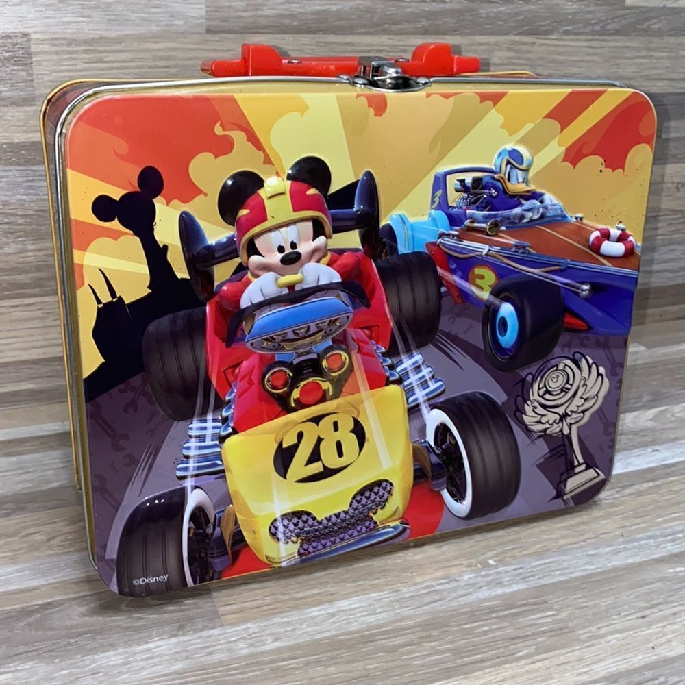 Mickey and Roadster Racers lunch box Disney junior kids travel toy box - Picture 4 of 10